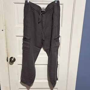 Nicole Miller Charcoal Cargo Pants
